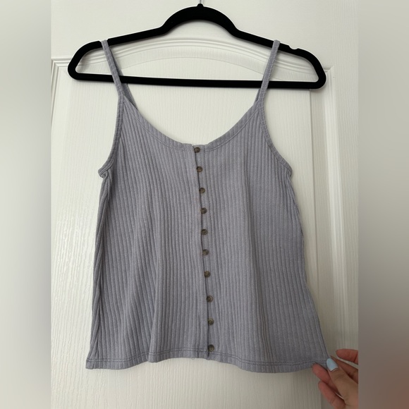 American Eagle Tank with Button Detail - Picture 1 of 4